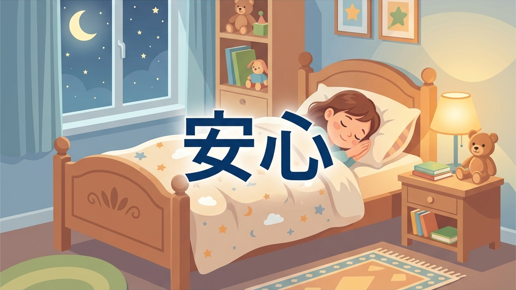 質の良い睡眠と安心感