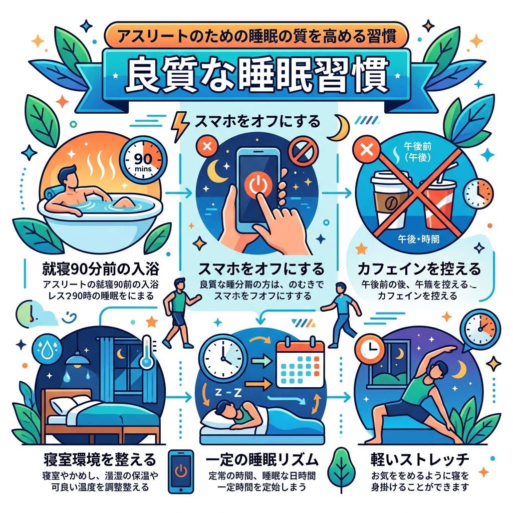睡眠の質を高める習慣