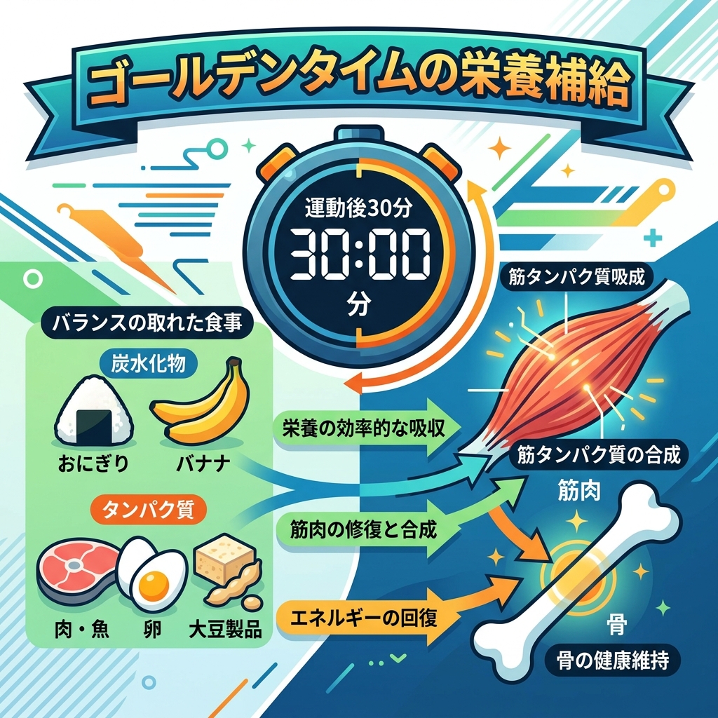 ゴールデンタイムの栄養補給