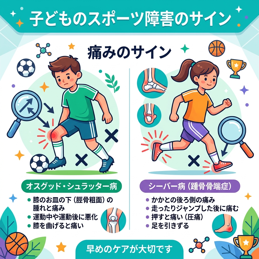 スポーツ障害のサイン