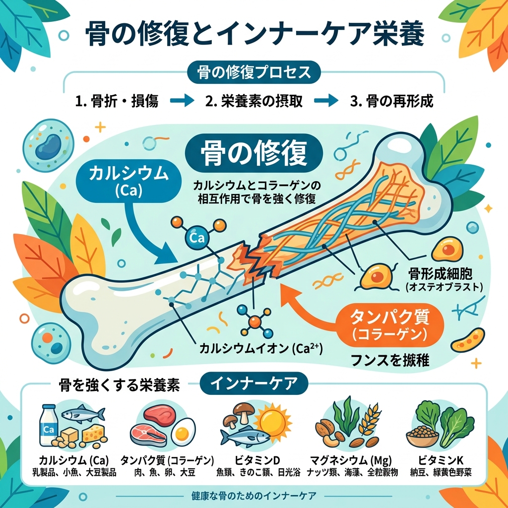 骨の修復とインナーケア